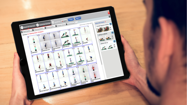 Personal trainer software