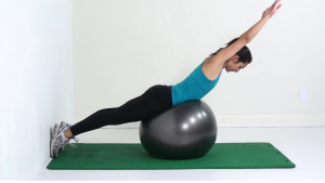 personal trainer ball exercises