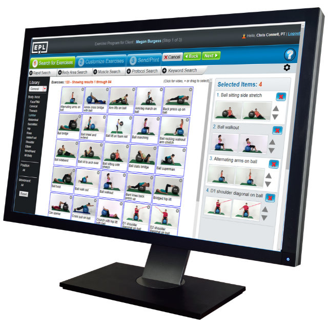 physical therapy exercise software